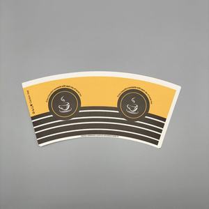 Gobelet en carton spécial double face en PE de qualité alimentaire pour boissons et collations, impression flexographique, modèle pour emballage, vente en gros - Product Image 2