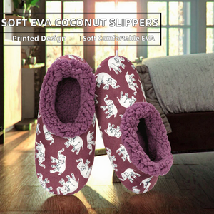 Pantuflas de EVA Impresas de Alta Calidad, Suaves, Tipo Coco, Cómodas para Hombres y Mujeres, con Suela Gruesa para Aumentar la Altura, Deportivas, para Interiores, Verano, Hogar - Product Image 2
