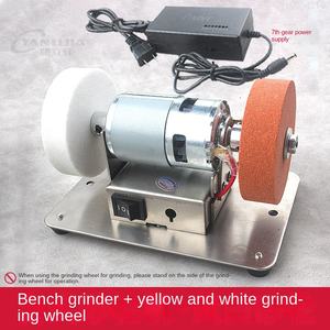 Smerigliatrice <span class=keywords><strong>da</strong></span> <span class=keywords><strong>Banco</strong></span> Industriale Micro Elettrica Automatica 100W 220V 70mm per Lucidatura e Affilatura - Product Image 5