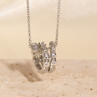Luz de lujo pequeño 18K chapado en oro encanto serpiente Animal Ins Diamante de moda tipo serpiente colgante collar de hueso