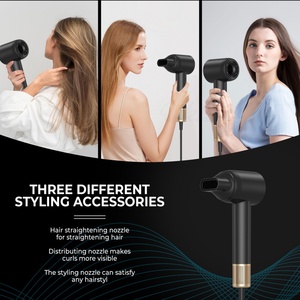 Sèche-cheveux ionique professionnel à haute vitesse BLDC 110000 tr/min avec buse à aspiration magnétique - Product Image 5