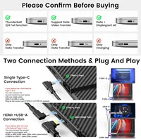 16 Inch Portable Monitor Laptop Screen Extender N2 FHD 1200P IPS External Display Type C for Business