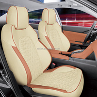 Housse de siège de voiture en cuir artificiel de style moderne de luxe pour Toyota Ensemble complet de protection durable et personnalisée pour siège de voiture universel 4 saisons