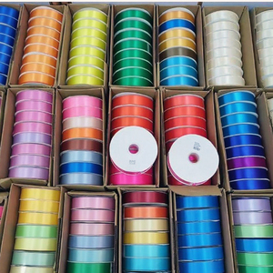 Ruộng băng satin hai mặt bán buôn 1cm 3cm 4cm 5cm chất liệu polyester in hình tùy chỉnh làm quà tặng cho hoa - Product Image 3