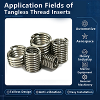 Tangless Wire Thread Insert Nitronic60 Material Corrosion Resistant Fastener for Marine Industrial Equipment Insert Thread