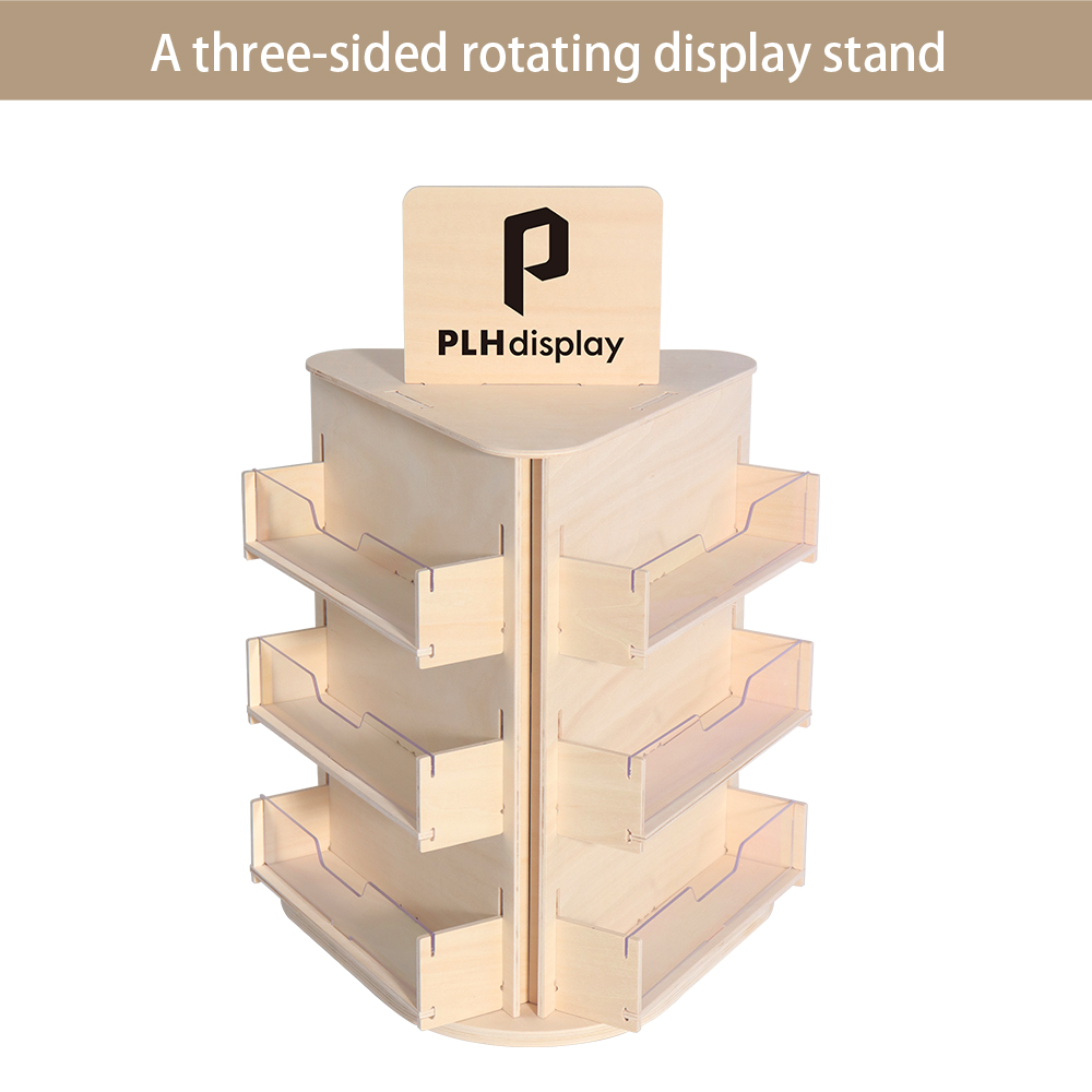 floor display greeting card revolving white