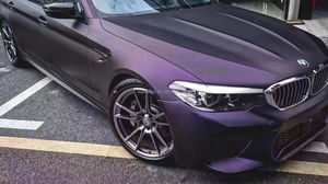 <span class=keywords><strong>Film</strong></span> de protection de carrosserie de voiture en vinyle satiné, finition brillante, super mat, violet à <span class=keywords><strong>noir</strong></span>, Pinot <span class=keywords><strong>Noir</strong></span>, résistant aux rayures - Product Image 3
