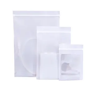 Wholesale Frosted Bone Sticking Self-Sealing Bag Disposable CPE Plastic Cartilage Packaging with Clip Chain