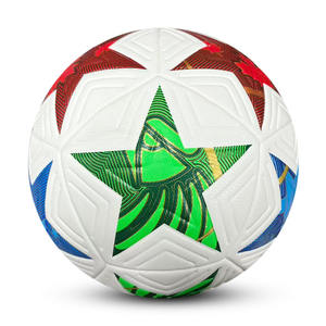 Ballon de football blanc, norme européenne, pas cher, taille 5, ballon de football d'usine, prix des ballons en PU, ballon de football d'entraînement - Product Image 1
