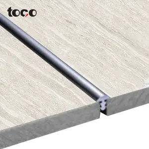 toco最优质的t-molding家具t形不锈钢瓷砖装饰瓷砖边框黄铜镶嵌瓷砖装饰