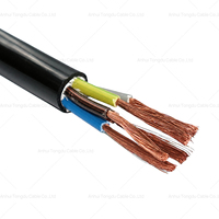 Câble flexible multiconducteur H05VV-F RVV 5 conducteurs 5x4mm² 300/500V IEC 60227 en cuivre gainé PVC pour équipement de ligne d'assemblage CE