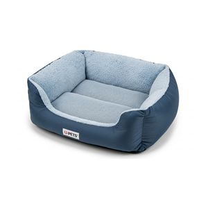 Cama para mascotas cuadrada suave hecha a pedido, funda lavable extraíble para perros y gatos - Product Image 1