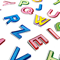 Mode A-Z brodé appliques patchs Alphabet tissu Patch pour vêtements, sacs, chapeau, étui de téléphone, accessoires de bricolage
