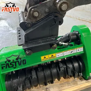 FASTVO เครื่องขุดไฮดรอลิกคุณภาพสูงพร้อม Mulchers ป่าไม้สำหรับขาย