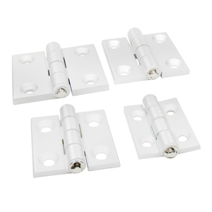 Aluminium CNC Extrusion <strong>Hinge</strong> for 3030 4040 6060 Aluminium Extrusion Metal Door Connector Aluminum <strong>Hinges</strong> - Product Image 3