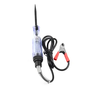 High Quality Auto 6V 12V 24V DC Car Truck Voltage Circuit Tester Car Test VoltMet Long Probe Pen Light Bulb Automobile Maint