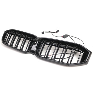 Parrilla Negra Brillante de Doble Línea para BMW G20 G21 G28 con Luces LED 51719632871 - Product Image 1