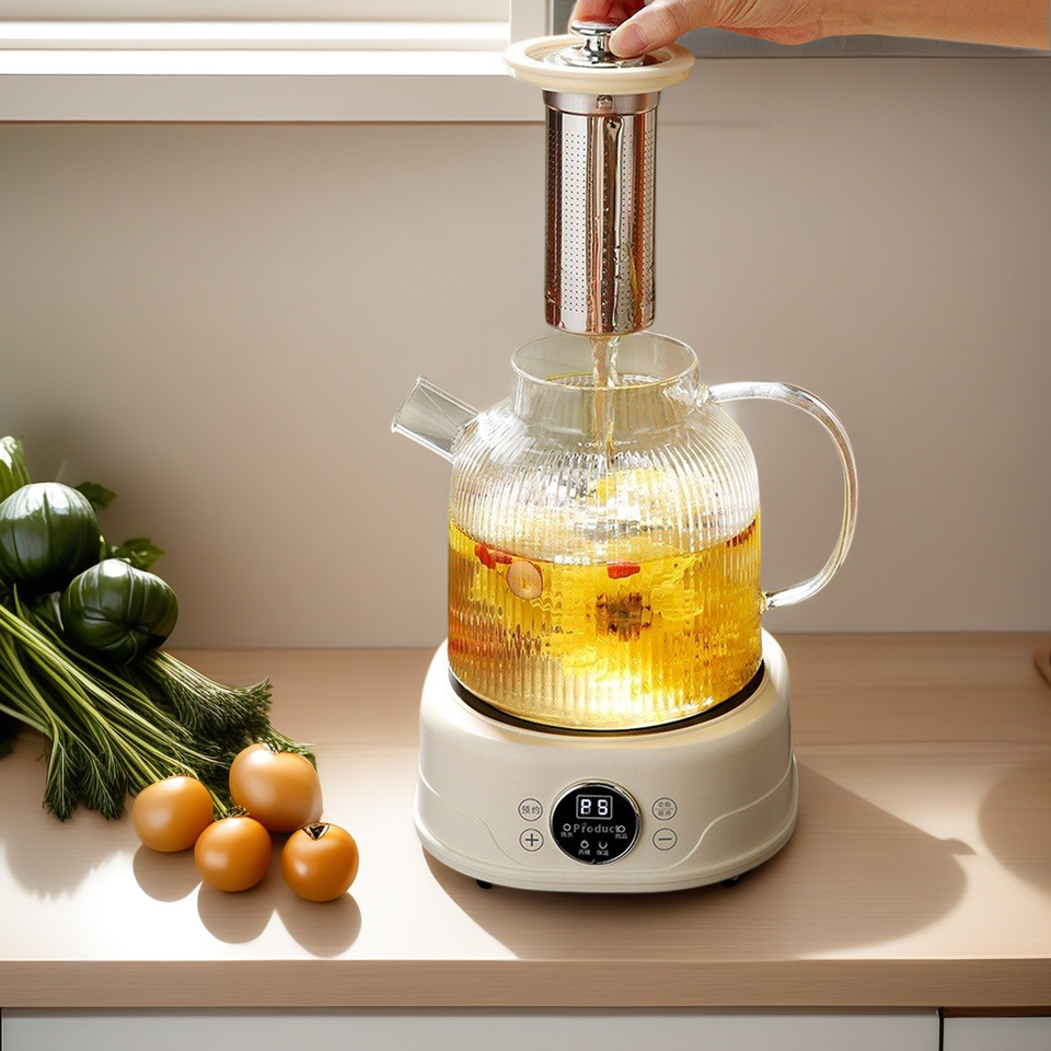 All Glass Health Pot Electric Kettle Constant Temperature Multifunction ...