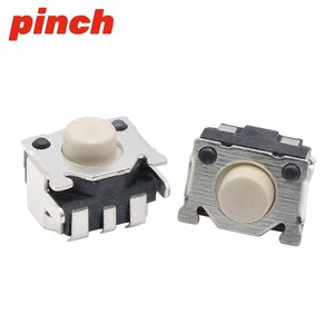 Interrupteur Tactile 3x6 4x4 3x4 Noir Rouge Bleu Jaune Surface en Caoutchouc Silicone Montage en Surface SPST 500mA 24V DC Montage sur Panneau Frontal - Product Image 3