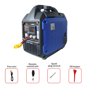 Générateur à essence haute puissance 2000W 170F, 12V/24V, fréquence variable, faible bruit, démarrage automatique, télécommande, petit réservoir de carburant de 7L, LED - Product Image 4