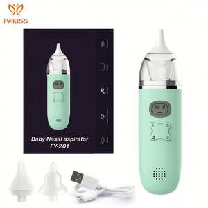 Aspirateur nasal pour bébé en silicone Pakiss Safe, nettoyeur de nez à aspiration, aspiration de 50 à 70 kPa, 5 ml, produits chimiques ménagers multi-usages - Product Image 1