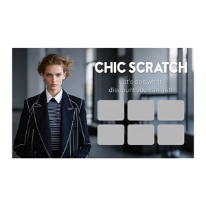 Odm/Oem Security Scratch Off Cards Digital Printing Full Customization Color Coated Card Size Prizes - Product Image 2