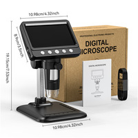 Microscope électronique numérique à affichage de 4.3 pouces à vente chaude pour les tests de maintenance industrielle