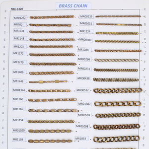 Commercio all'ingrosso catena in ottone grezzo per Gioielli e borsa alla moda modelli - Product Image 2