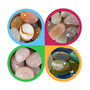 Artesanato em Ágata Natural, Decoração em Pedra Bruta de Ágata Polida, Usada para Decoração de Aquários e Produção de Artesanato DIY - Product Image 2