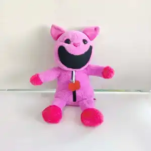 Allogogo Smiling Critters Plush Toys Cartoon Aminal Rabbit Cat Dog Bear Dolls Cute Soft Stuffed For Kids Birthday Gifts