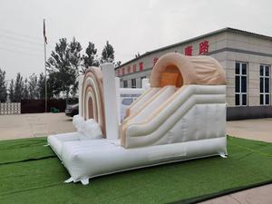 Prix de gros Château gonflable pour enfants Maison de rebond de couleur neutre avec fosse à balles pour le plaisir intérieur et extérieur - Product Image 3