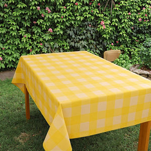 Mantel de papel con diseño de guinga, resistente a las arrugas, fácil cuidado, 120x180cm, rectángulo para restaurante, fiesta, comedor, Simple - Product Image 5