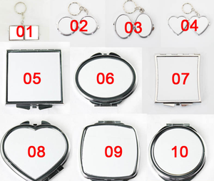 RubySub ZL09-10 Round Shape Metal Sublimation Photo Printing Pocket <strong>Mirror</strong> <strong>Smart</strong> <strong>Mirror</strong> - Product Image 6