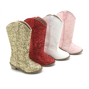 Vendita all'ingrosso horse Kids Dress scarpe in pelle Oxford stampa ragazze Kids Knee High <span class=keywords><strong>Cowboy</strong></span> Glitter <span class=keywords><strong>stivali</strong></span> - Product Image 4