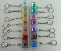 Custom Logo Keyboard Keychain Keycap Relieve Stress Toys Switches Key Chain Diy Button Fidget Keyboard Keychain