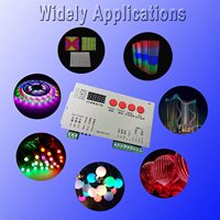 Contrôleur LED numérique adressable T1000S T-1000S avec écran LCD 2048 pixels RGB RGBW Sync 2811 TTL SPI et carte SD