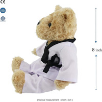 Taekwondo Ours en peluche Animal en peluche Arts Jouet en peluche Adorable Cadeau Présent Filles Garçons En Gros Karaté Ours En Peluche Jouet Enfant