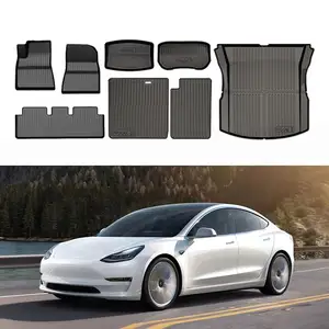 Di alta qualità Ecosport accessori personalizzati 7 D tappetino la tua auto ha bisogno di questi tappetini per Tesla modello Y