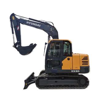 Excavatrice hydraulique de chenille de Hyundai HX80 8 tonnes avec le bas prix à vendre - Product Image 1