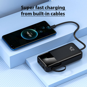 <span class=keywords><strong>Chargeur</strong></span> d'ordinateur portable de station d'alimentation de 5V 7.5V 9V 12V 65W 30000mAh avec la sortie 20W 30000mah - Product Image 3