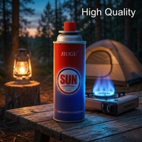 Bouteille de gaz butane jetable portable de haute qualité 220g certifiée EN417 pour cuisson extérieure, barbecue, fourneau – Vente en gros