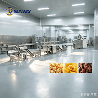 Machine de production de chips de tortue à usage commercial, ligne de production de snacks croustillants à quatre couches, machine à faire des snacks croustillants multicouches