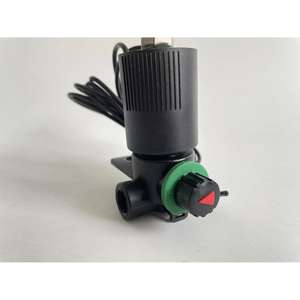 Válvula solenoide de riego de 3 vías Zanson 9V con interruptor manual para uso agrícola, control electrónico de plástico - Product Image 1