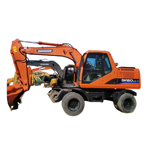 Doosan-Excavadoras de ruedas hidráulicas de segunda mano, de 15 toneladas, de segunda mano, originales, de segunda mano - Product Image 1