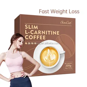 OEM Private Label L Carnitine Coffee Natural Weight Loss Burning Fat Detox Slimming Green Coffee