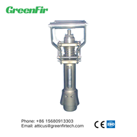 Vanne à boisseau sphérique cryogénique à embout de raccordement |   Vanne à corps plein à faible température avec enveloppe isolante MSS SP-134 pour service de soufre liquide / bitume cryogénique