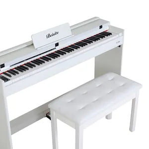 OEM Electric 88 Keys Weighted Keyboard Digital Piano Elegance Design With Desk Function Electronic Piano