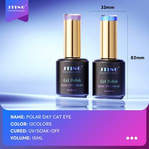 JTING Nouveauté : Collection de vernis à ongles gel magnétique effet œil de chat 12 couleurs, sans HEMA, TPO, OEM, ODM, UV - Product Image 2