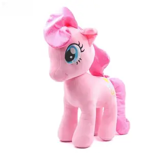 Stuffed 100% PP Cotton My Littled Pony Plush Cute Horse Toy Purple Joy Beaty Unicorn Pluches Birthday Gift Girl Colorful Toy