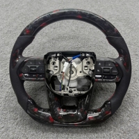 Palettes de changement de vitesse en fibre de carbone véritable forgée rouge, compatibles avec Toyota Corolla, Fortuner, Land Cruiser LC70, Hilux, Camry